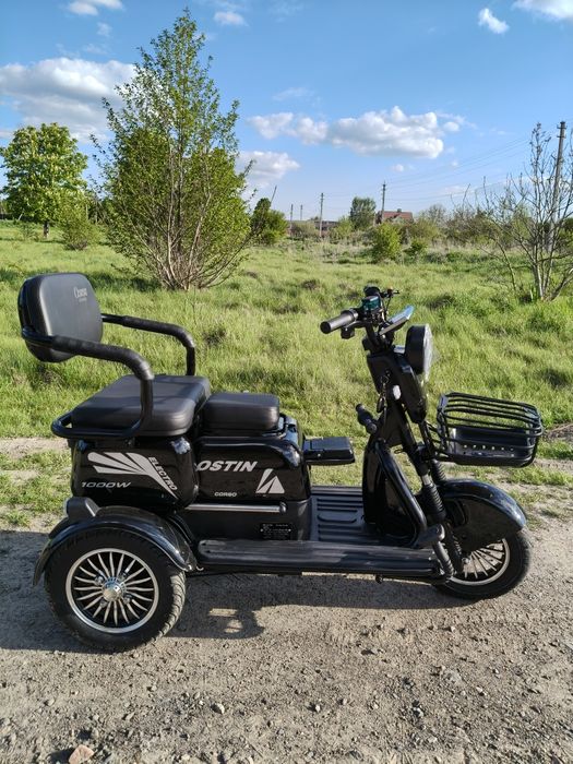 Електроскутер Електротрицикл  Corso Ostin 1200w графенові акб