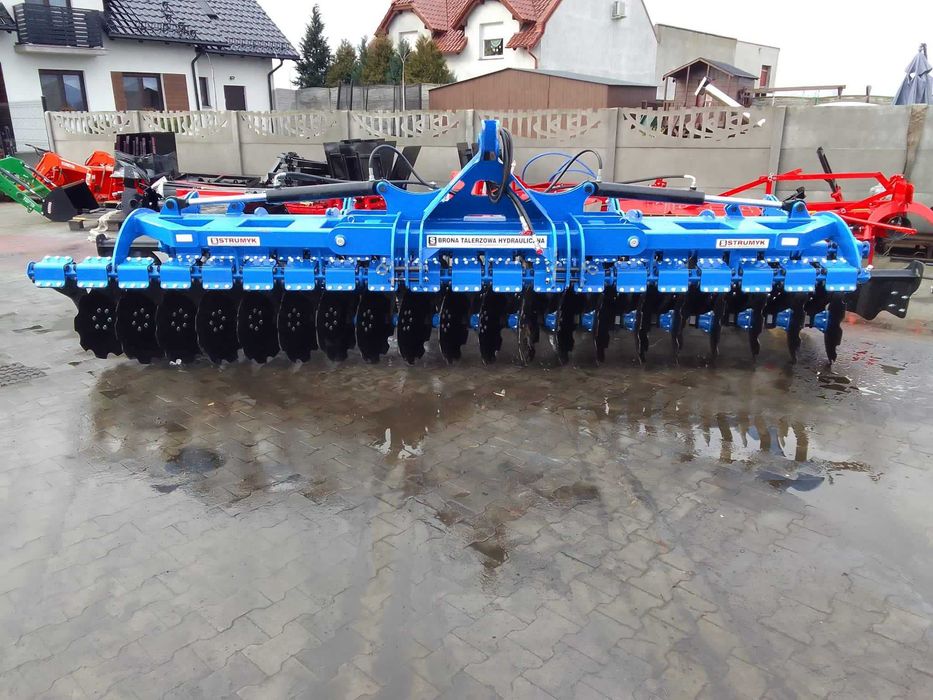 Brona talerzowa hydrauliczna 4m 4,5m 5m Strumyk transport TIGER I