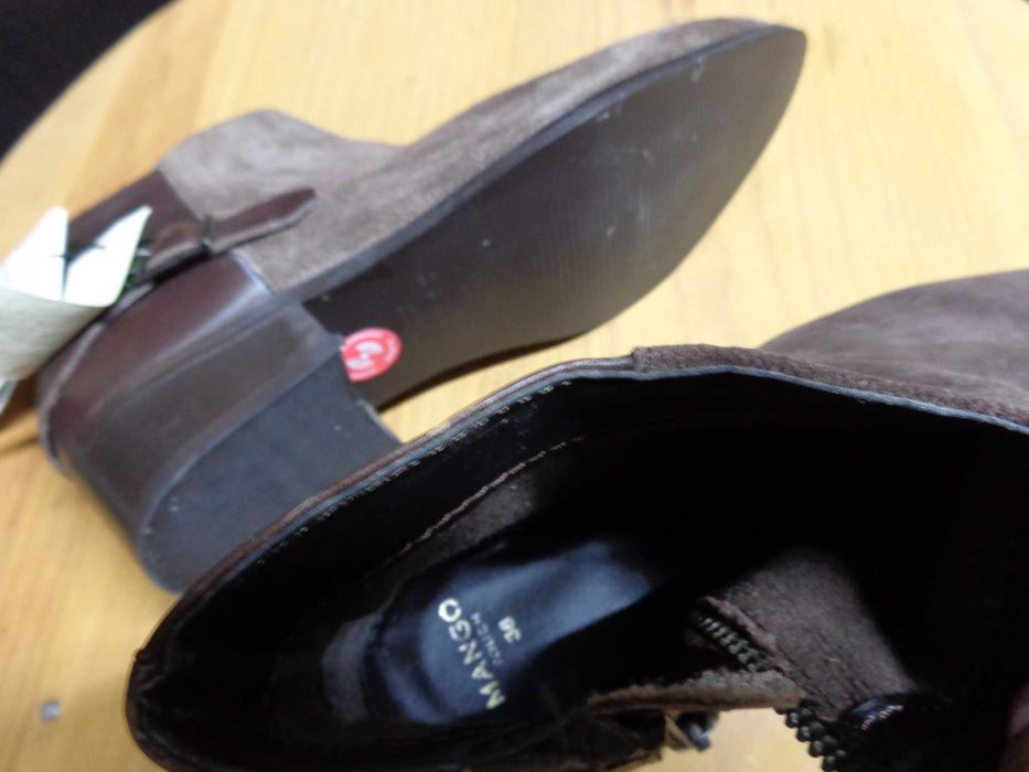 Botins Camurça Castanhos