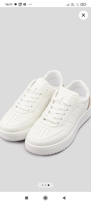 Sneakersy rozm 39 białe nowe