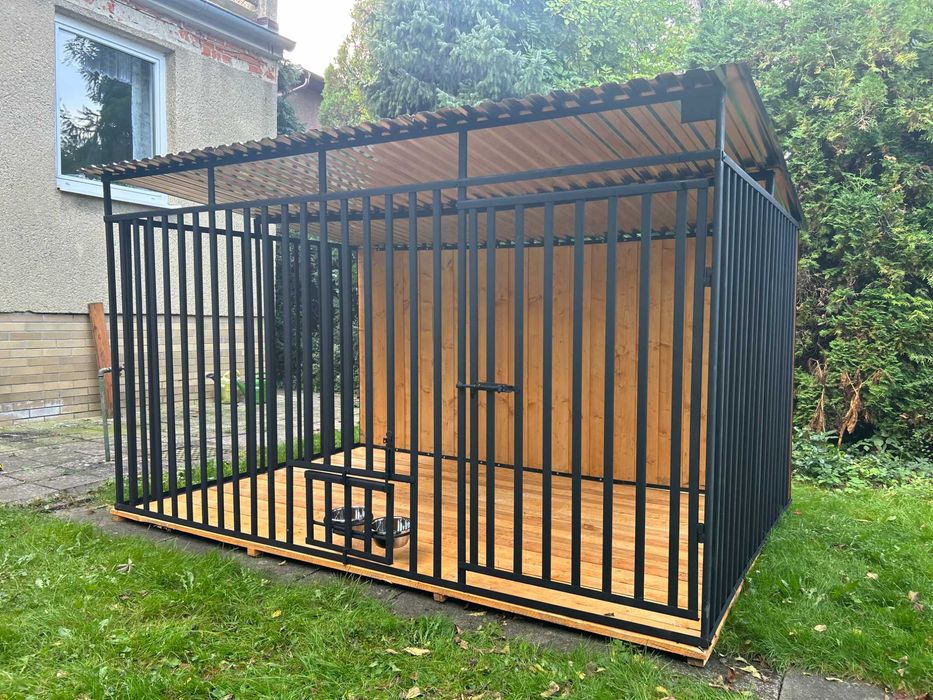 Kojec dla Psa 4x3 - ściany drewniane Impregnowane | KOJCE | - ESSTAL