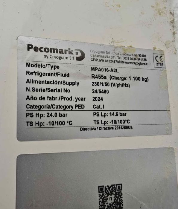 Contentor frigorífico monofásico