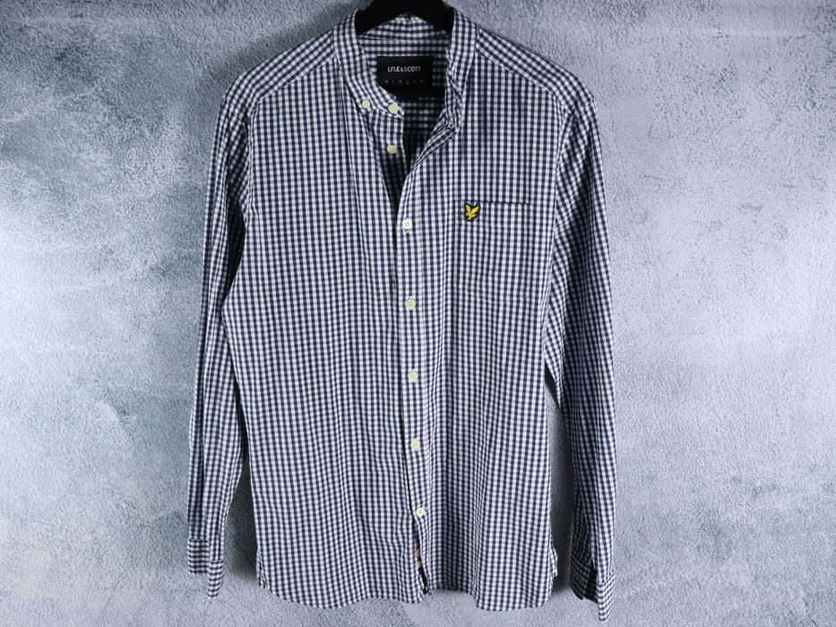 Lyle&Scott męska koszula w kratkę kratę slim fit L 40 lyle & scott