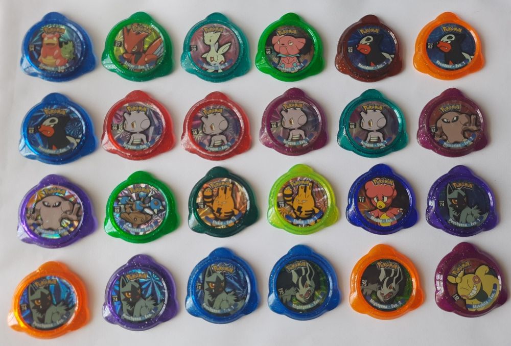 Pokemon tazos kraks - venda à unidade