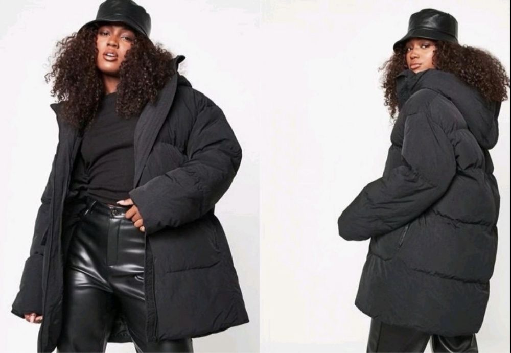 Куртка зимняя М L 12 uk Missguided пуховик дутик
