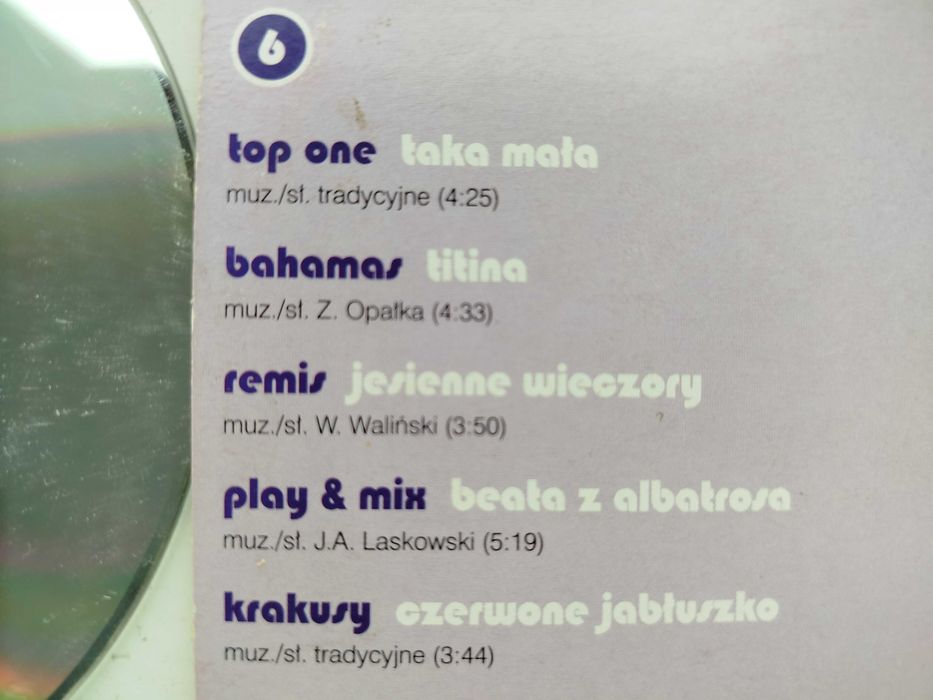 Przeboje Polskiego Disco 6 CD Top One Bahamas Remis Krakusy