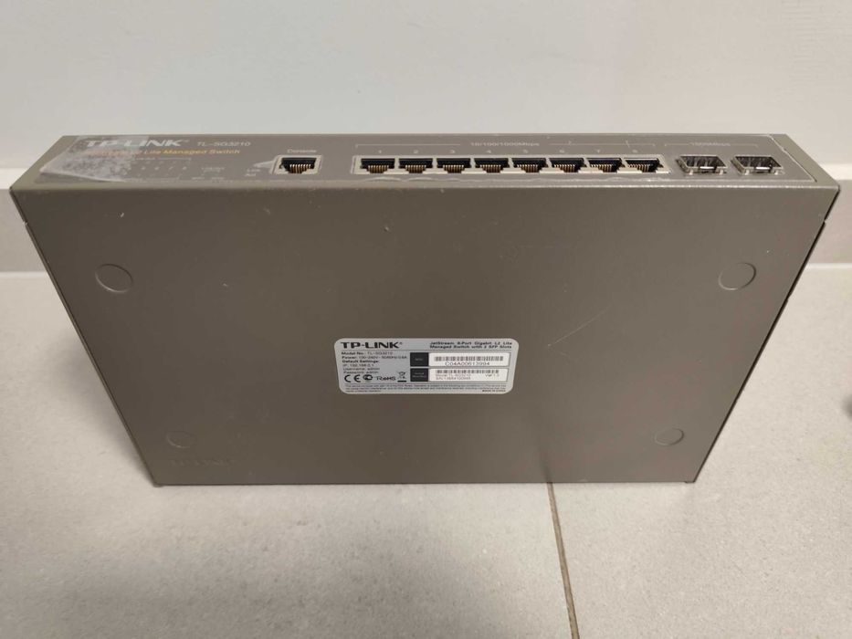 TP-Link TL-SG3210 JetStream – zarządzalny switch 8x Gigabit + 2x SFP
