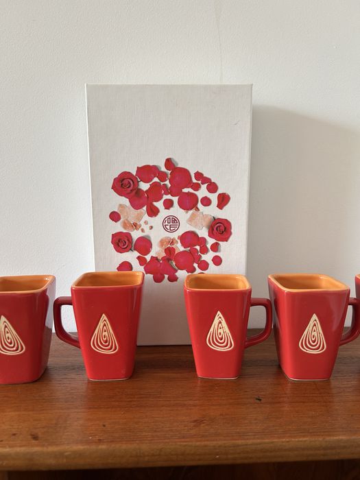 Filiżanki ceramiczne do espresso włoskie vintage Disaronno