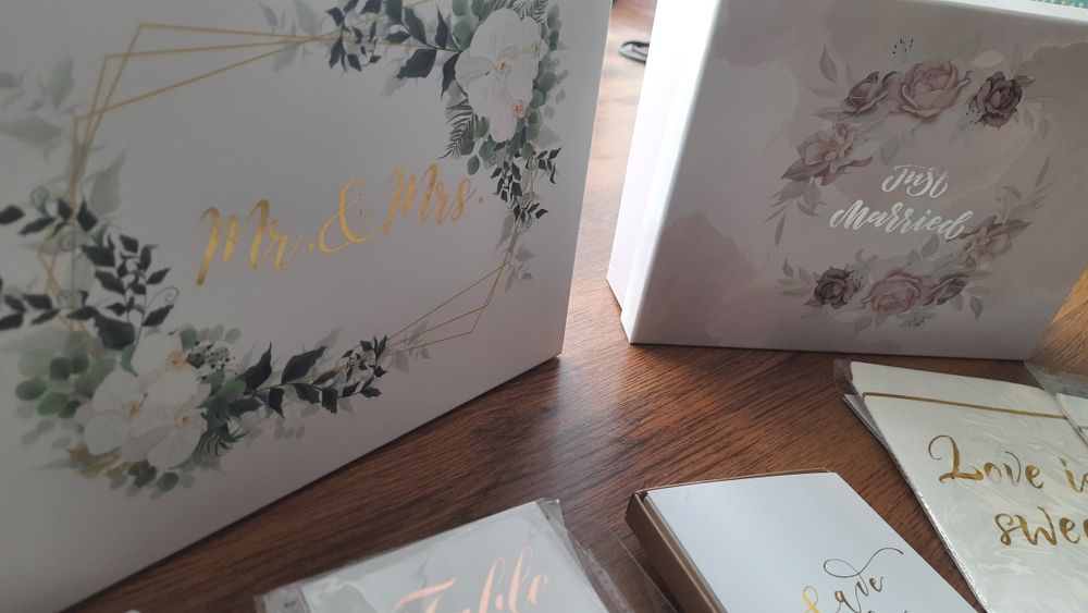 Декор весільний картки, нумерація, пайєтки