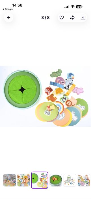 Тактильна гра “Таємниче відерце” Tooky Toy дерев’яне сенсорне лото