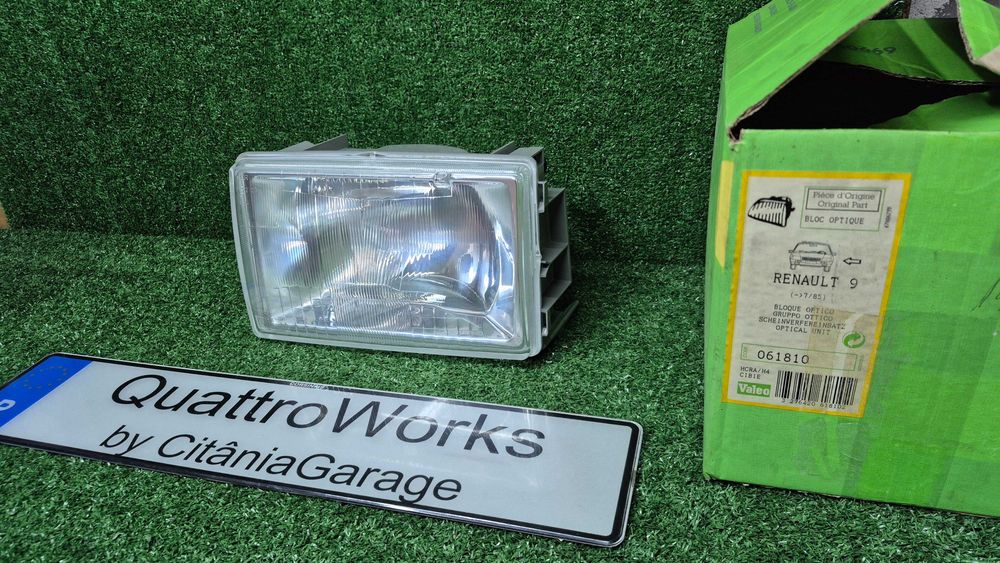 Otica Farol Frente Esquerdo Renault 9 Ate 07/1985 Ref. 061810 Valeo ORIGINAL NOVO