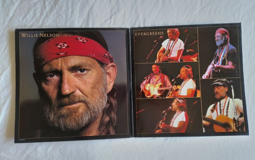 Willie Nelson Evergreens duplo vinil + sleeve externo excelente estado
