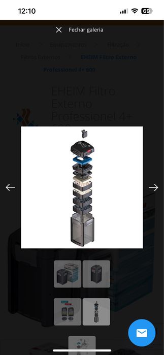 Filtro eheim professionel 4+ 600