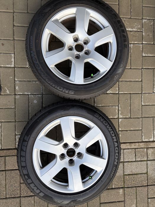 Felgi aluminiowe 17 cali oryginalne Audi, opony 225/55/17