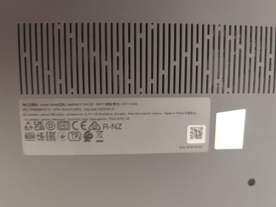 Computador portátil Lenovo Ideapad 3 15ALC6