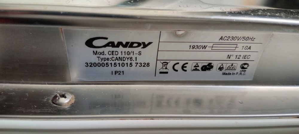 Candy CED110 máquina lavar louça peças e acessórios
