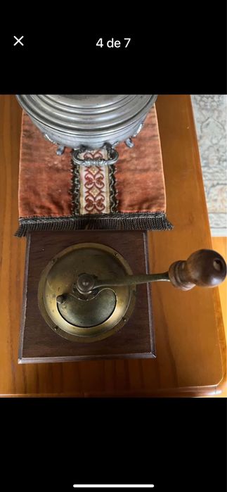 Moinho de cafe manual vintage