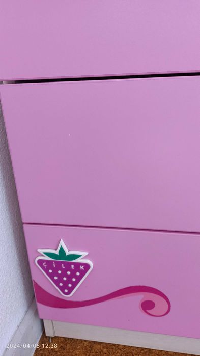 Conjunto da çilek, para menina