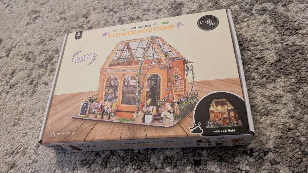 Miniaturowy domek | kwiaciarnia | DIY rękodzieło