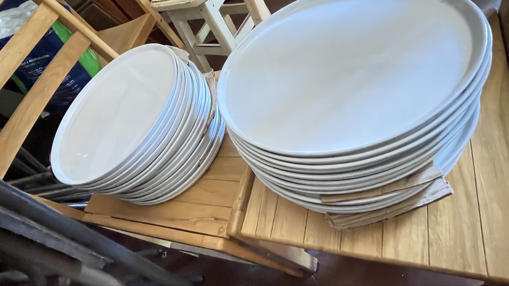 30 Pratos de Pizza 32cm – Excelente Estado – Restauração
