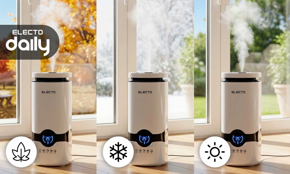 Nawilżacz Powietrza Dyfuzor Jonizator 4L Aromaterapia Pilot+12 Olejków