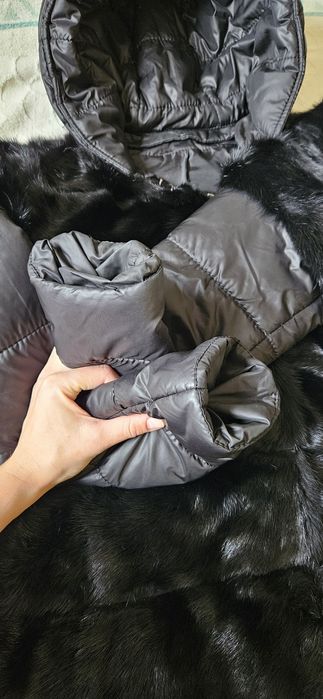 Норкова шуба-жилет