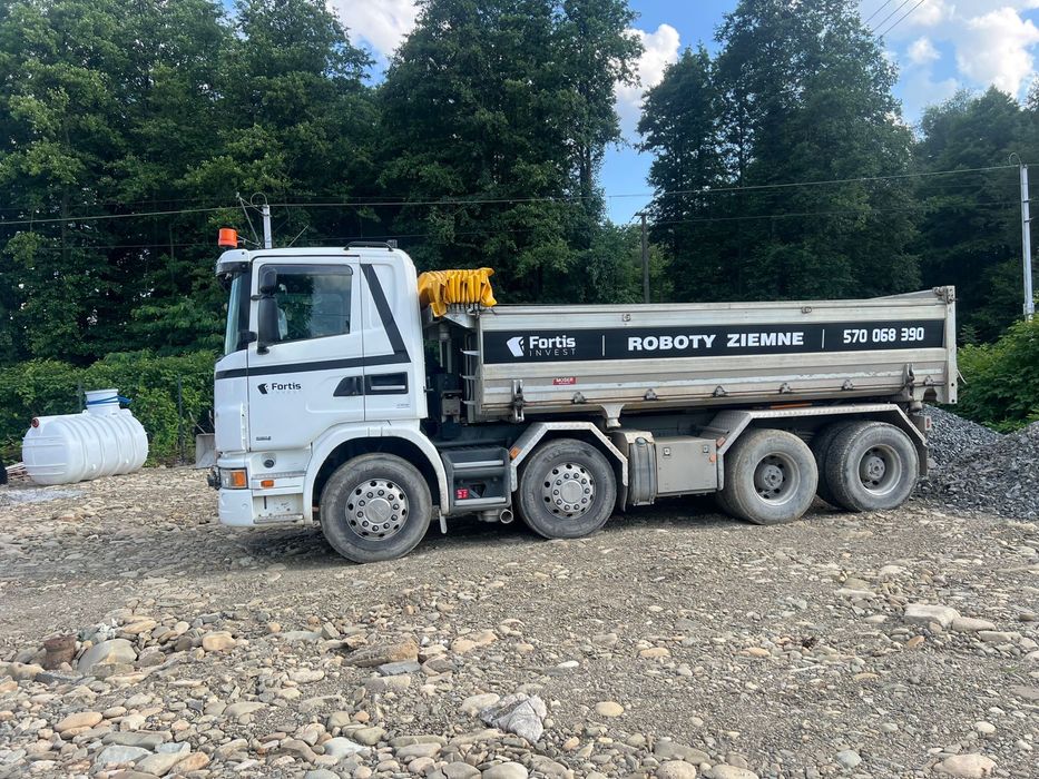 Transport kruszyw, piasek, ziemia, kamień, żwir, gruz, roboty ziemne