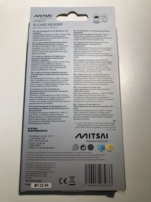 Leitor de cartões (Cartão de cidadão)