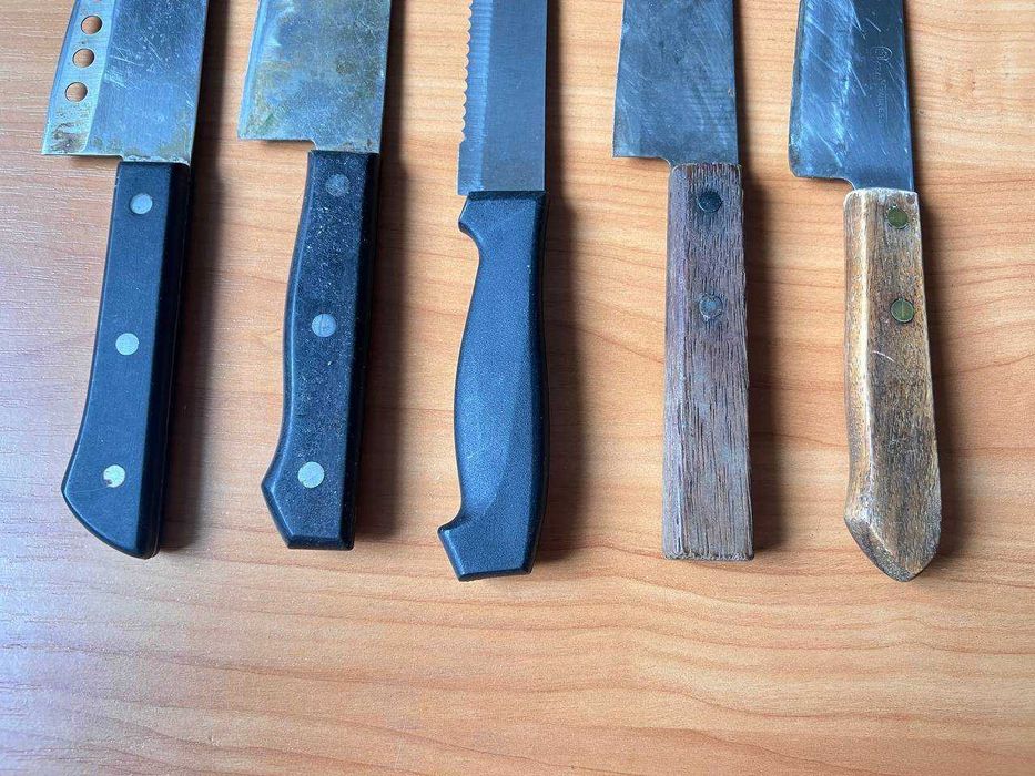 Набор из 5 кухонных ножей привезенных из Японии