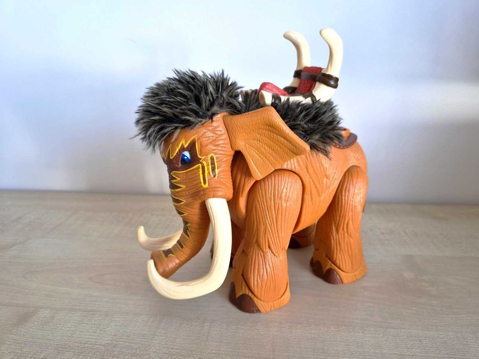 Interaktywny mamut słoń prehistoryczny Mattel ryczy