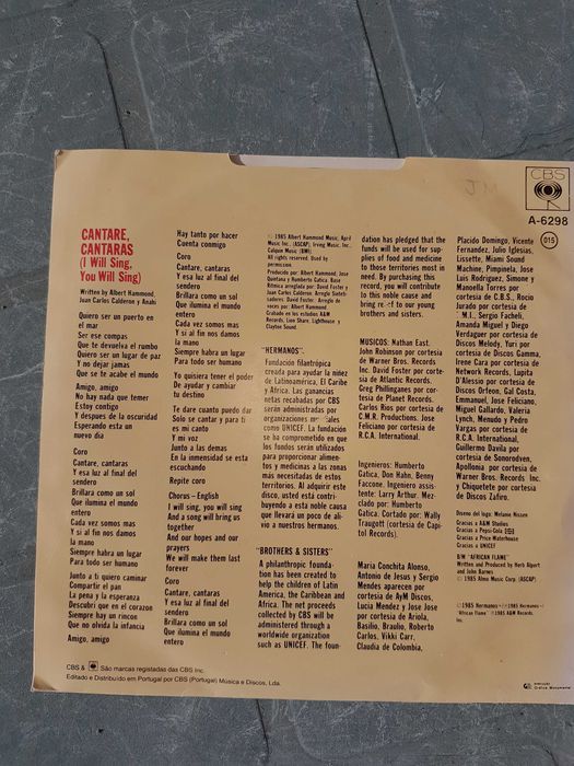 4 Discos LP's - Vinil de vários artistas + 1 single