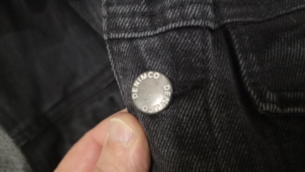 Primark śliczna kurtka jeansowa katana czarna M