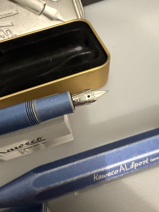 Pióro i długopis Kaweco AL Sport Stonewashed Blue