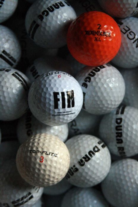 piłki golfowe golf zestaw vintage