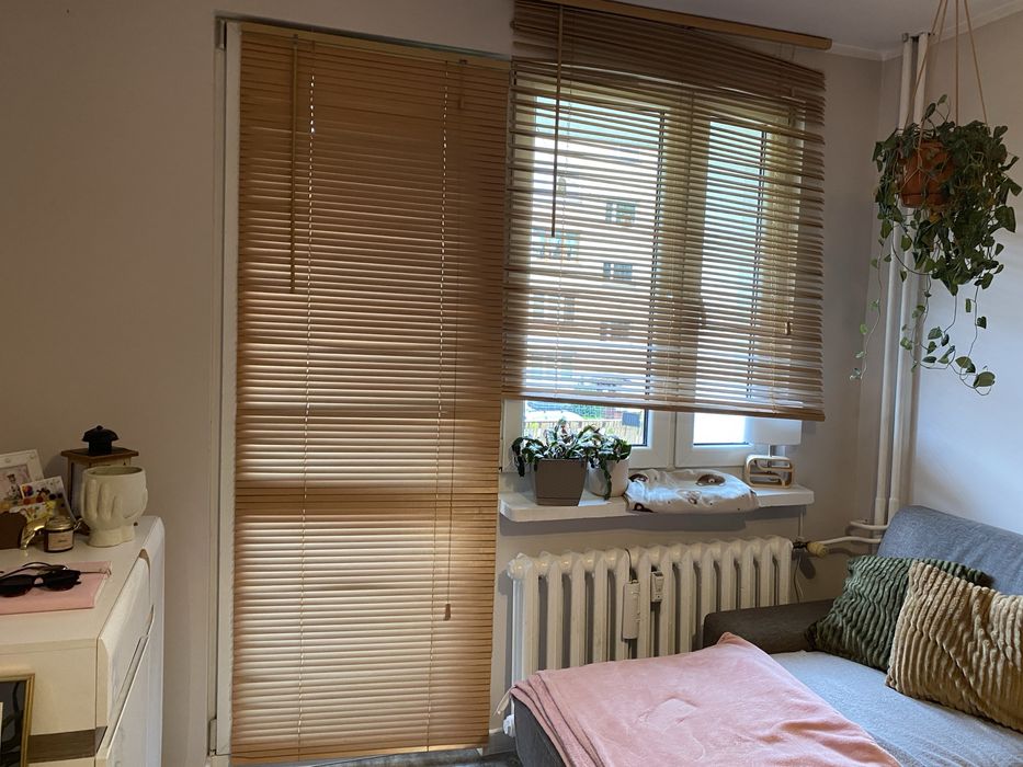 Żaluzje drewniane (okno+balkon) OBI