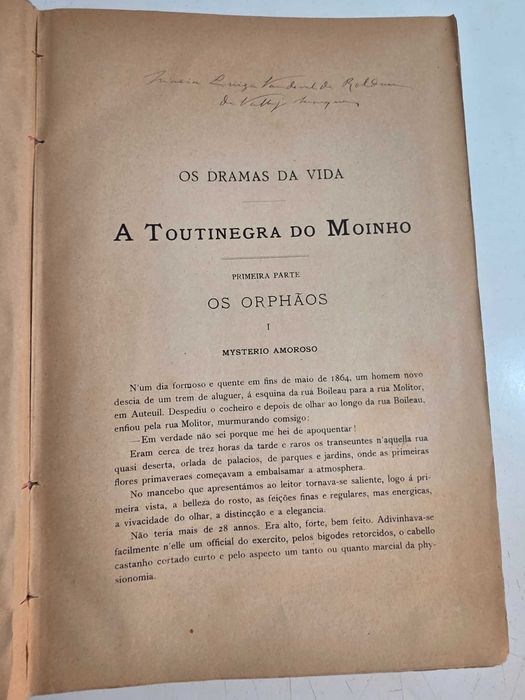 Livro - A Toufinegra do Moinho - E. Richebourg 2 volumes - PARP