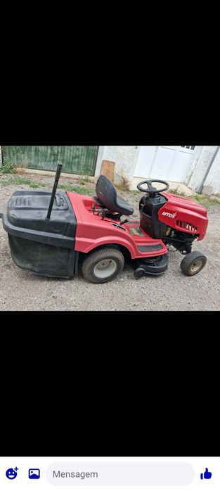 Tractor corta relva 16cv com cesto de recolha