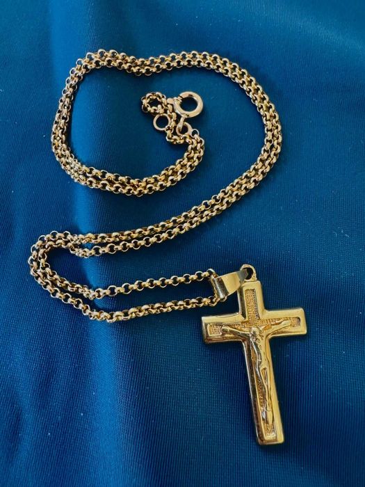 Fio "Cristo" – Ouro 19.2k - 14.14gr - 55cm