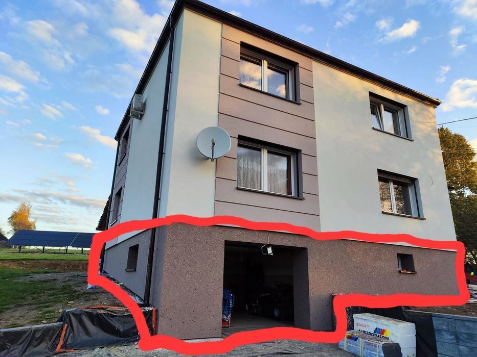 Tynk mozaikowy z miką