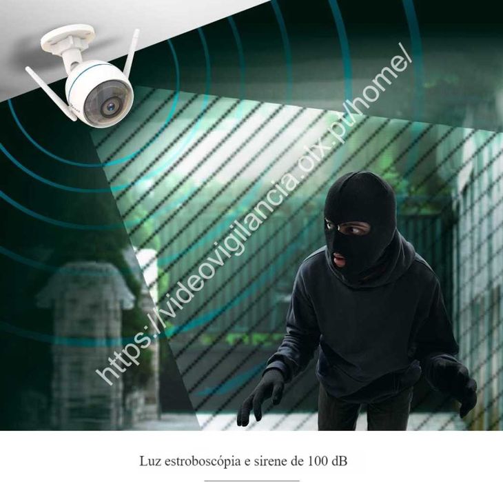 Câmara Vigilância Ezviz Hikvision ‼️ FullHD WiFi ‼️ Som Bidirecional