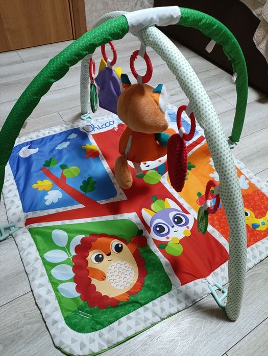 Дитячий розвиваючий килимок Chicco Magic Forest Relax & Play 2-в-1