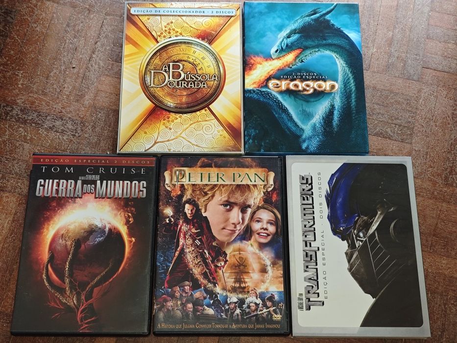 Lote Fantasia e Aventura – 4 Edições Especiais (2 discos) + Peter Pan