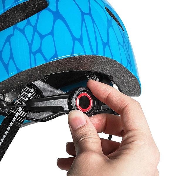 Kask rowerowy dziecięcy Wozinsky lekki S - niebieski