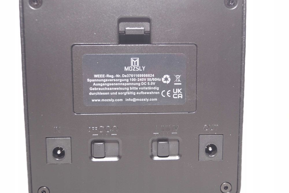 MOZSLY rotomat na 1 zegarek Cichy czarny ręcznie wykonany skórzany