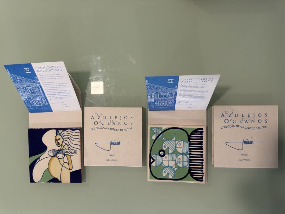 Azulejo João Vilhena - Ninfa