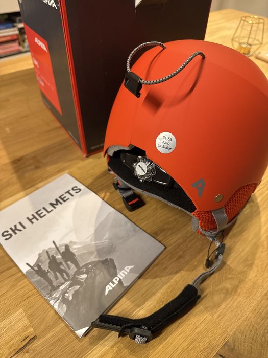 アカネ出品 ×5 Kask narciarski snowboard dzieci/młodzież Alpina zupo 51-55 A9225