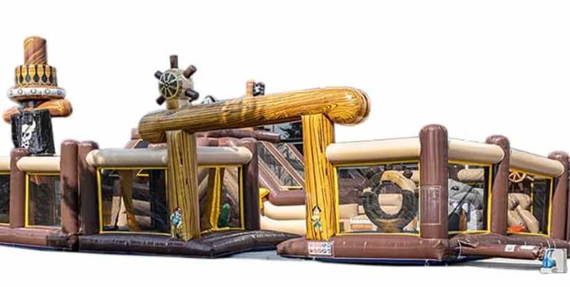 Insuflável Profissional Parque Pirata (Como Novo)