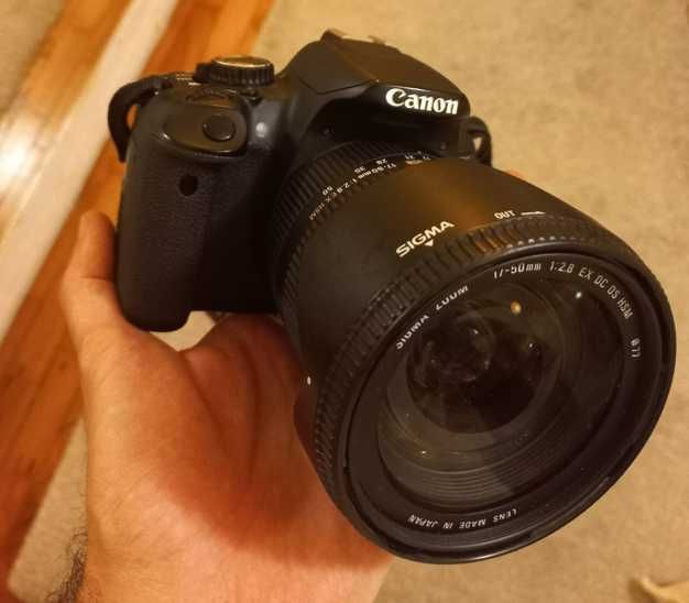 Canon EOS 650D + Sigma 17-50mm f/2.8 (excelente estado)