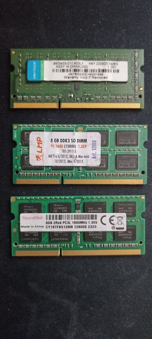 память 8 gb ddr3 ddr3L   16 чіпів, двухранговая.