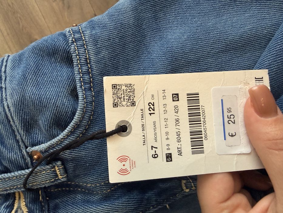 Джинси zara нові